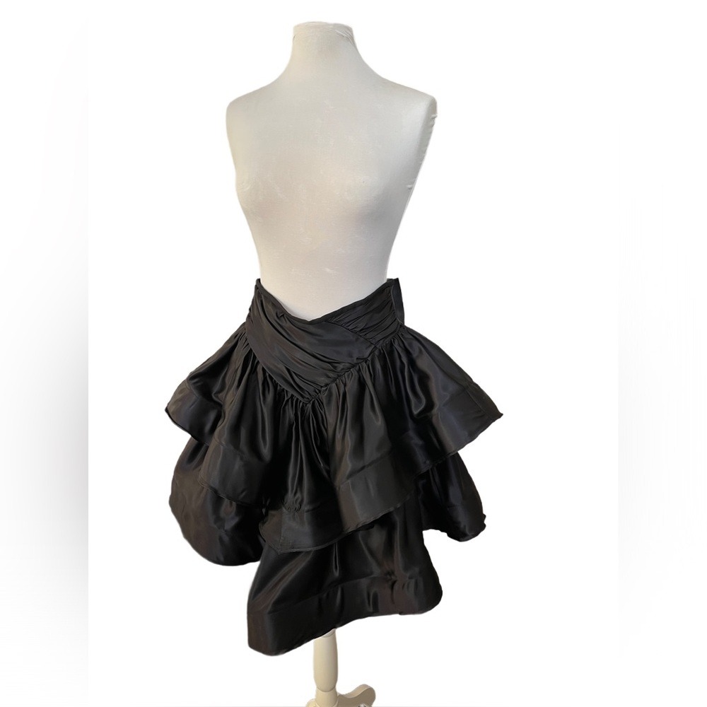 Voux Luxe x Selkie 💗 reworked vintage bow bustle back ruffle puff skirt